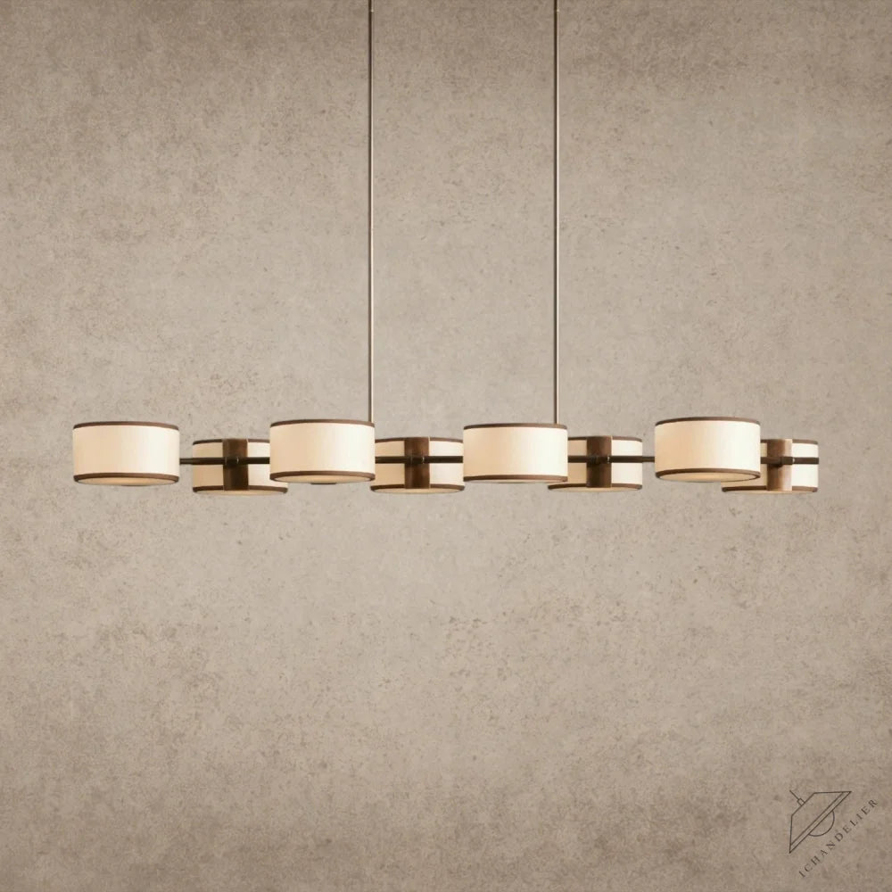 ECRU Daphne Linear Chandelier 62"