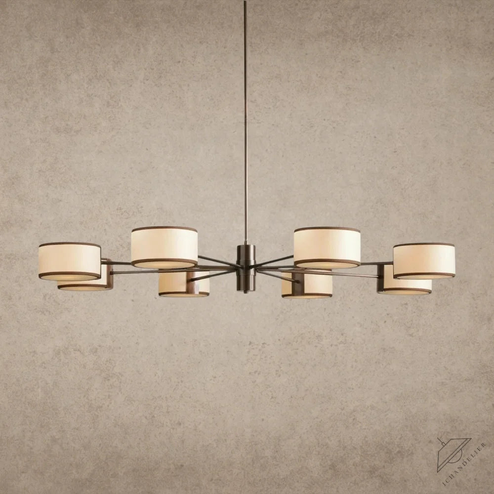 60" / ECRU Daphne Round Chandelier 48", 60"