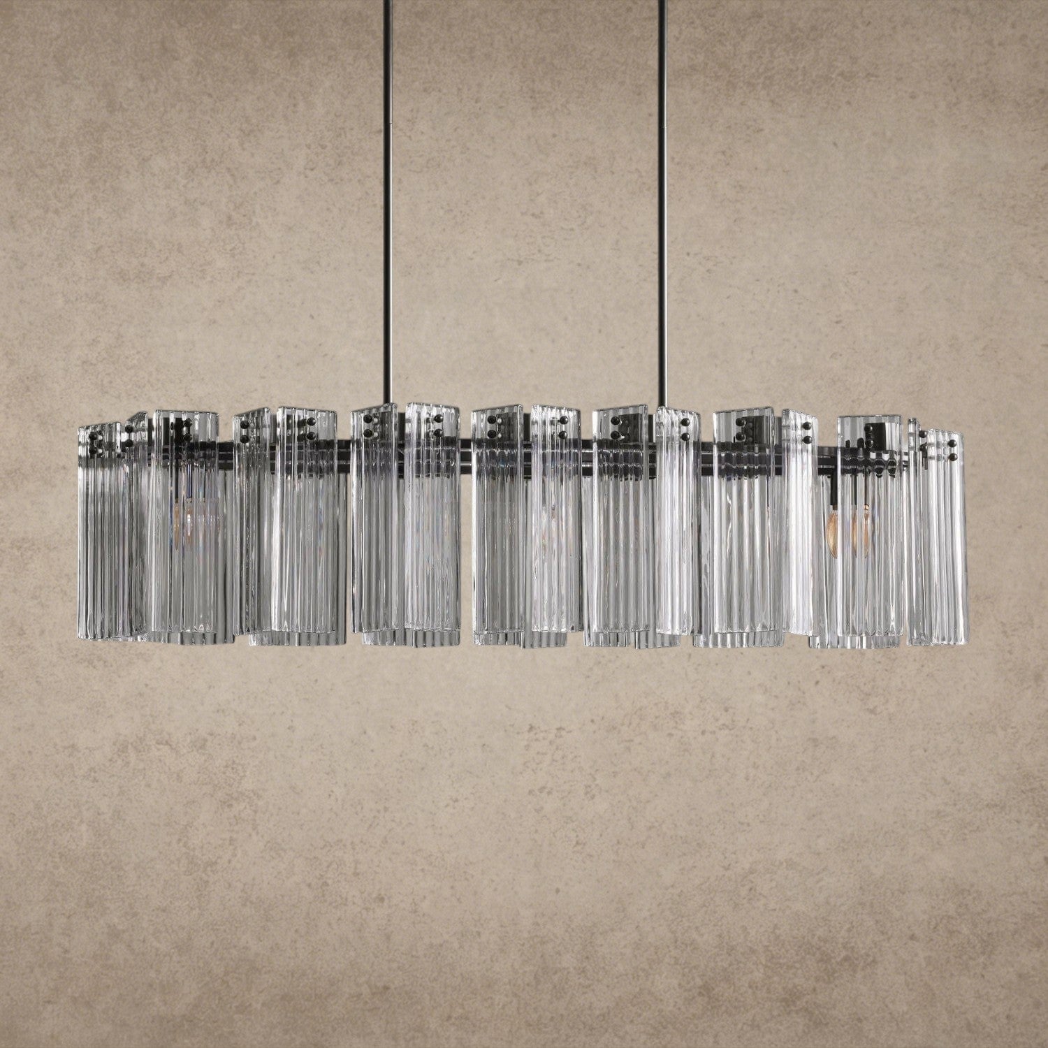 Delsie Oval Chandelier 51", 63", 72"