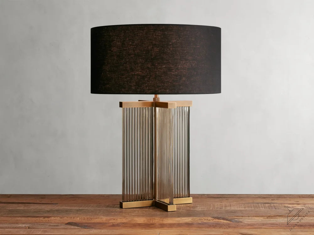 Brass / Smoke / Black Delsie Table Lamp