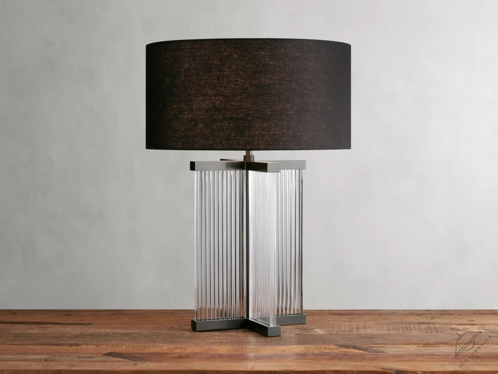 Bronze / Clear / Black Delsie Table Lamp