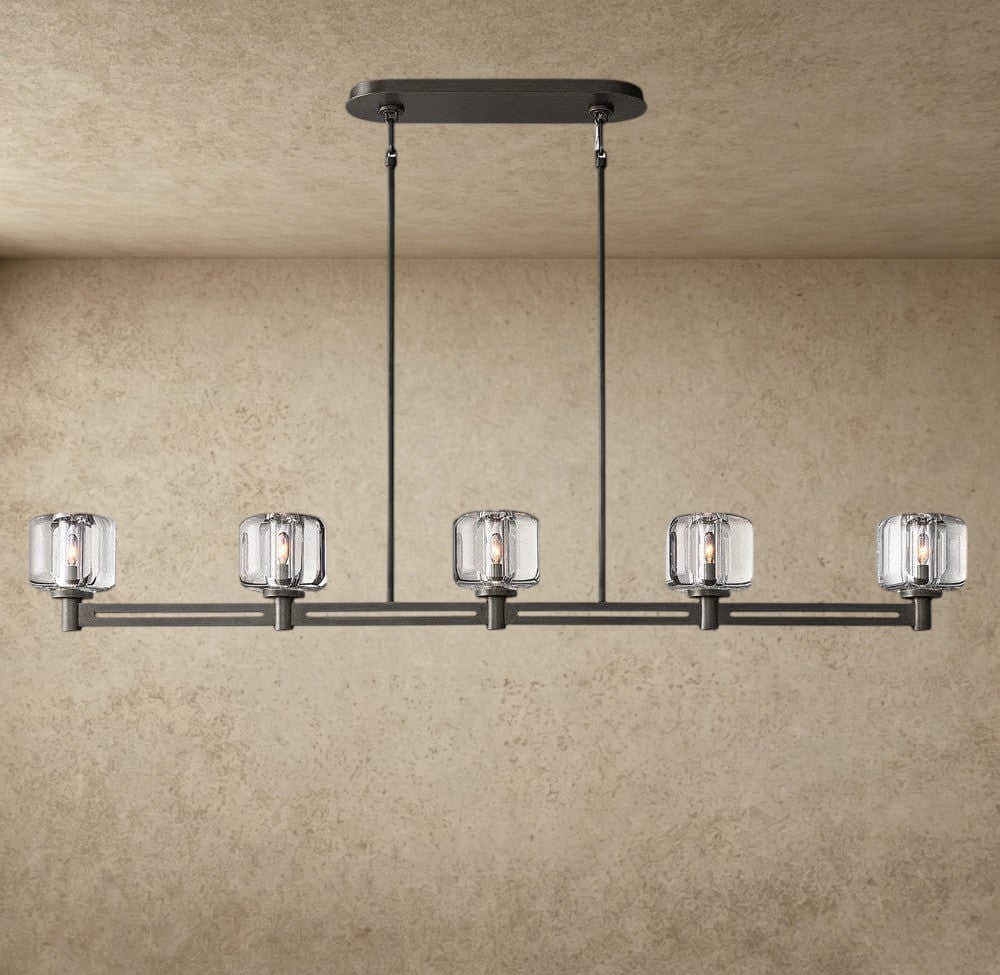 54" / Bronze Demaret Linear Chandelier 54", 72"