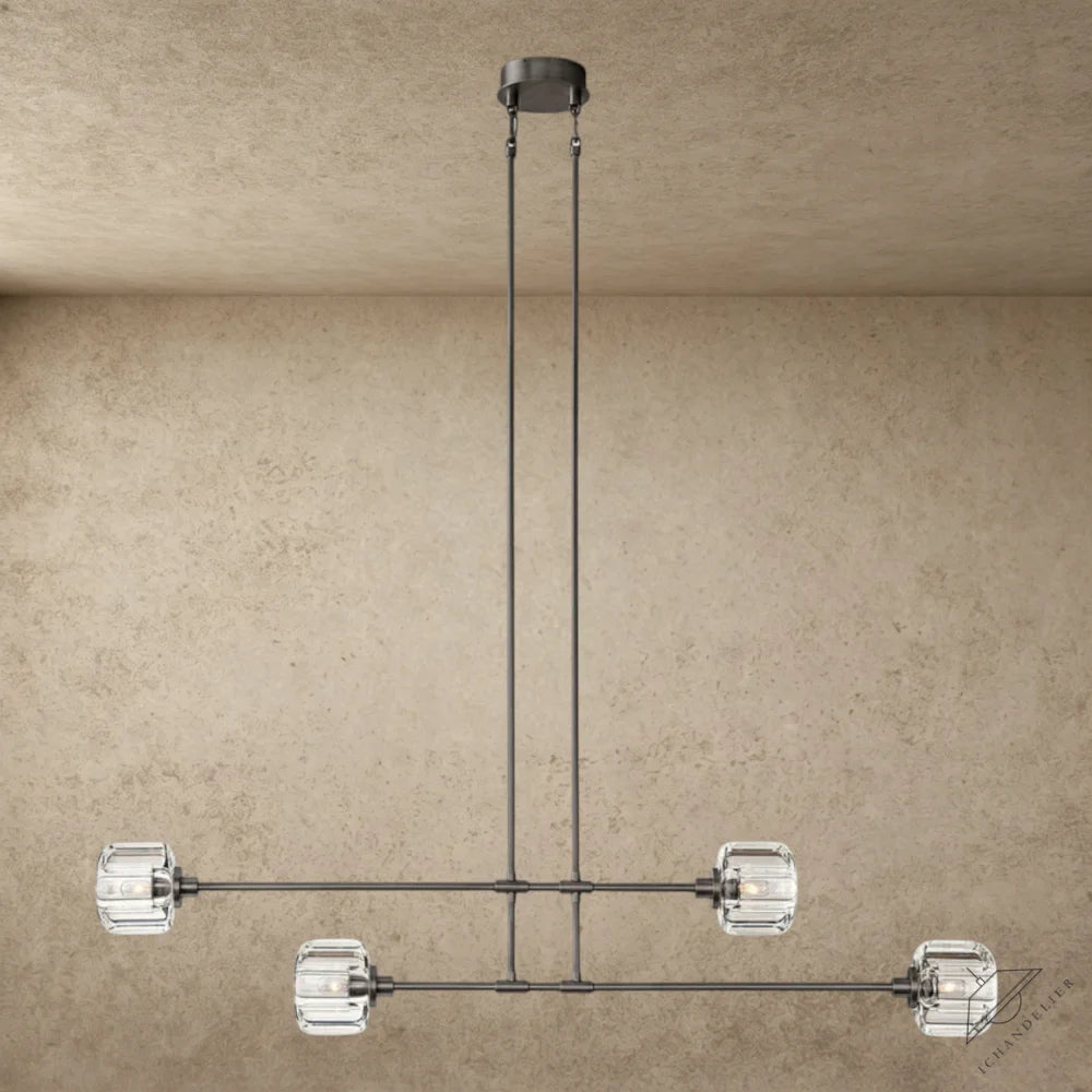 54" / Bronze Demaret Mobile Linear Chandelier 54", 72"
