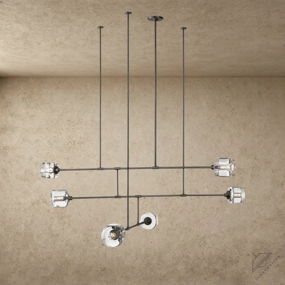 62" / Bronze Demaret Mobile Round Chandelier 48", 62"