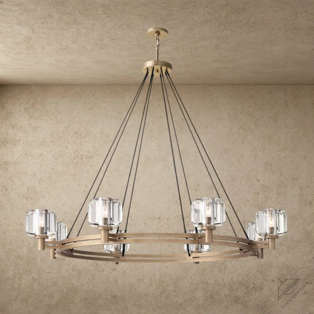 48" / Brass Demaret Round Chandelier 36", 48", 60"
