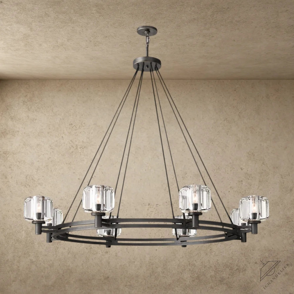 48" / Bronze Demaret Round Chandelier 36", 48", 60"