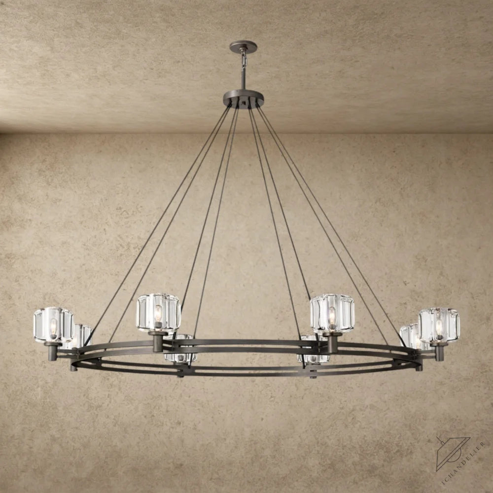 60" / Bronze Demaret Round Chandelier 36", 48", 60"