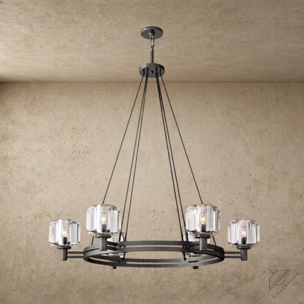 36" / Bronze Demaret Round Chandelier 36", 48", 60"