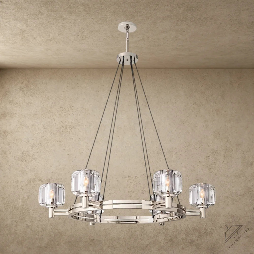 36" / Nickle Demaret Round Chandelier 36", 48", 60"