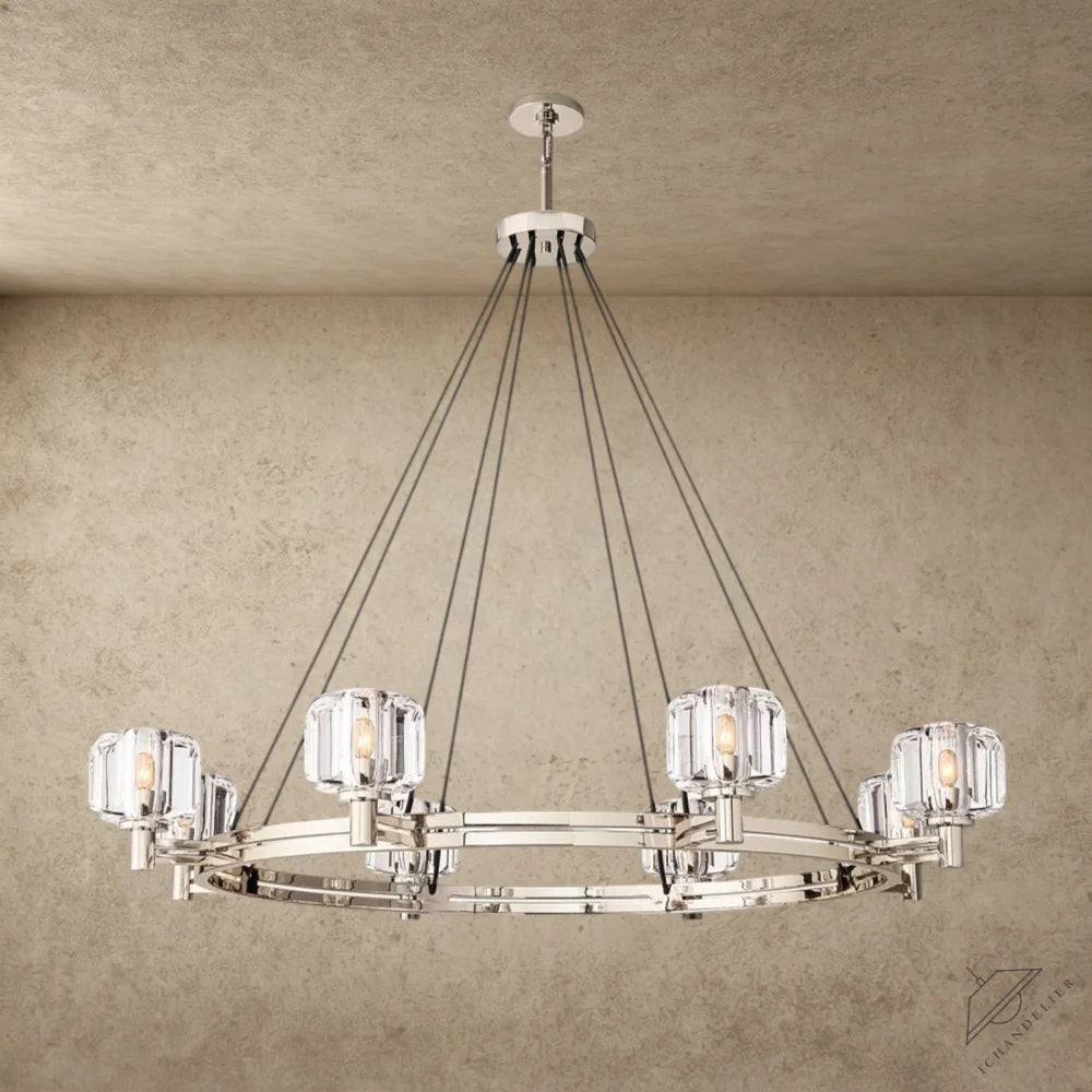 48" / Nickle Demaret Round Chandelier 36", 48", 60"