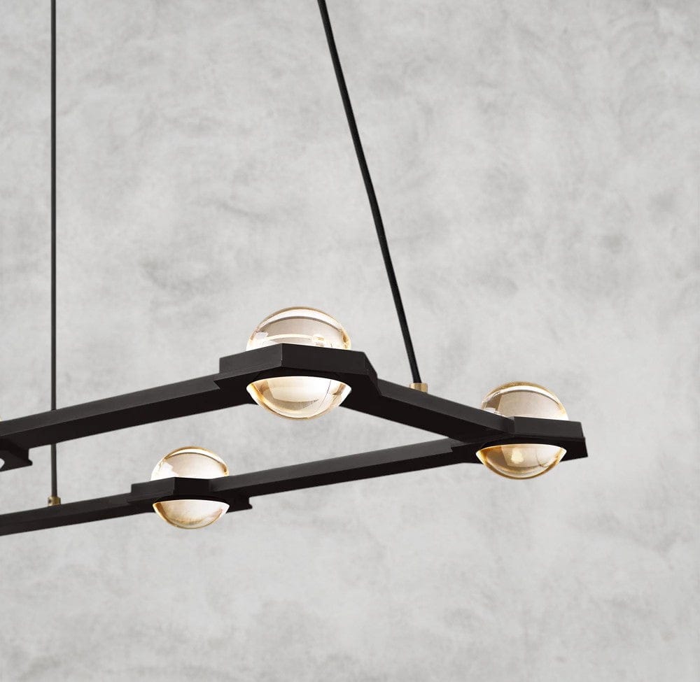 Éclatant Rectangular Chandelier 54", 72"