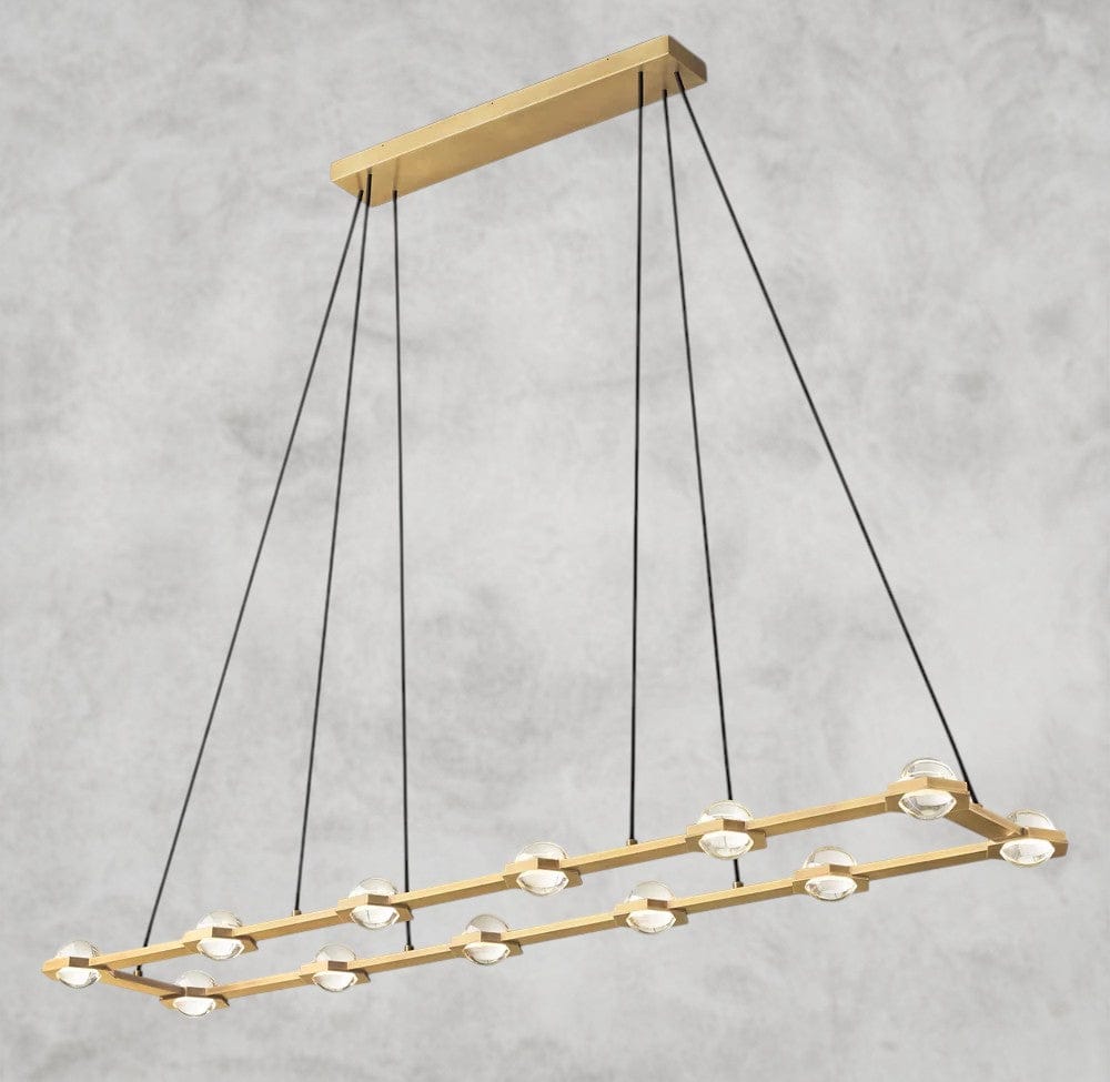 Éclatant Rectangular Chandelier 54