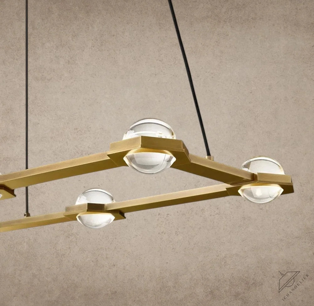 Éclatant Rectangular Chandelier 54", 72"
