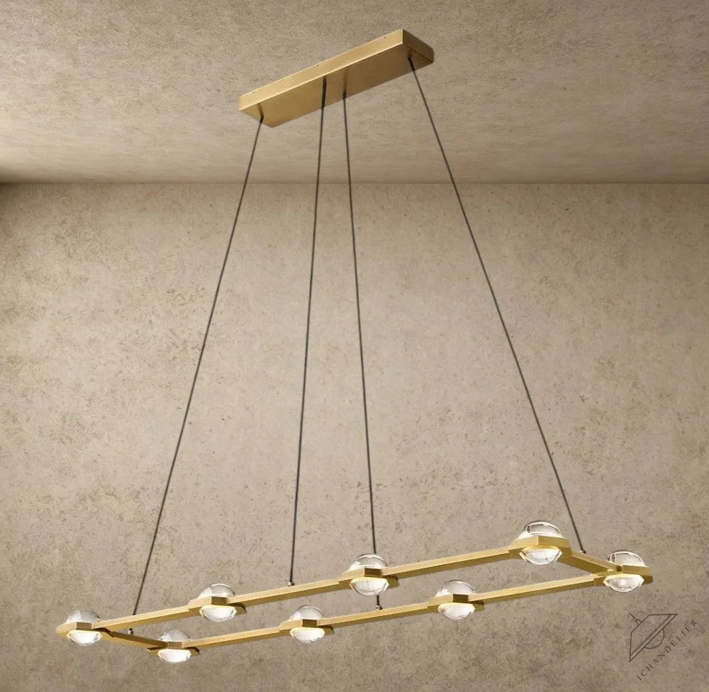 Éclatant Rectangular Chandelier 54", 72"