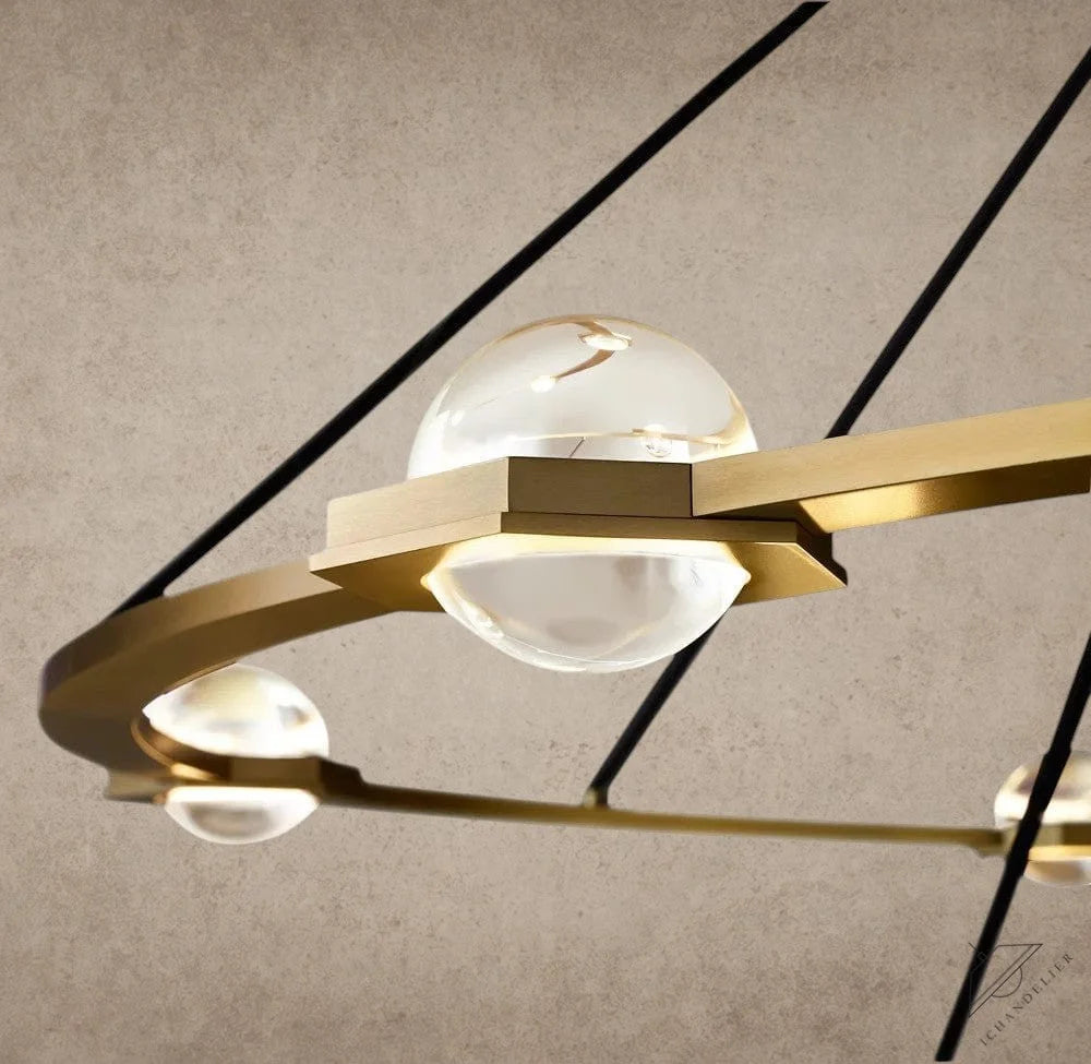 Éclatant Round Chandelier 36", 48", 60", Two-Tied 60"