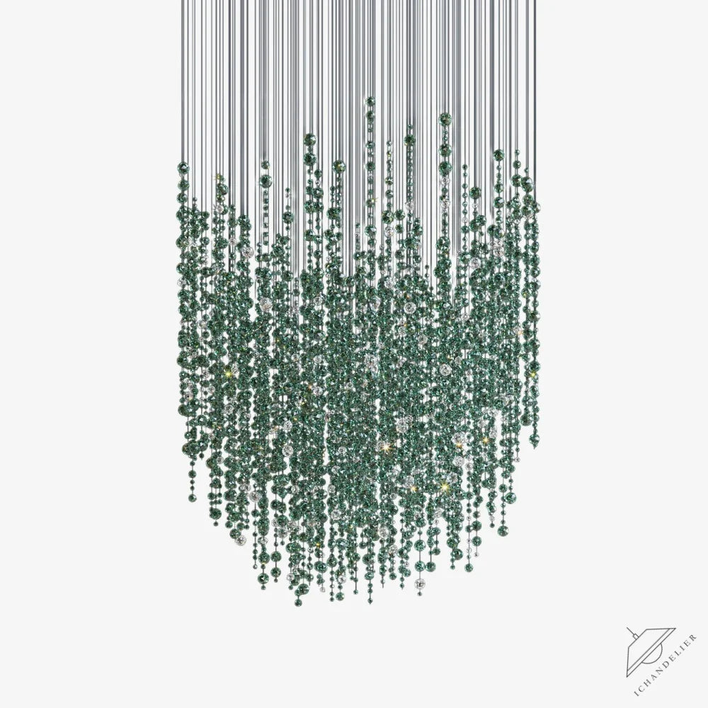 Emerald Rainfall Crystal Customize Chandelier