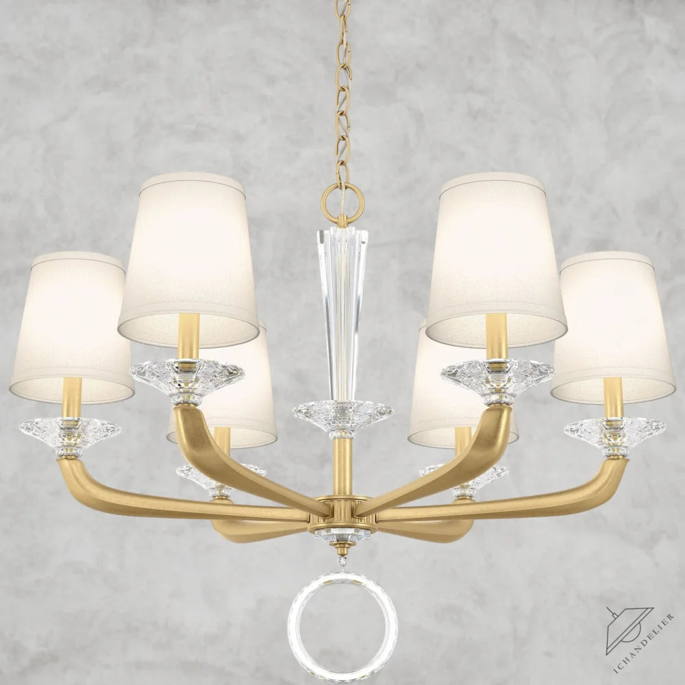 Heirloom Gold Emilea Chandelier 30"