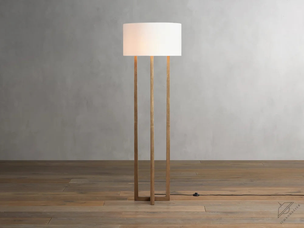 Brass Emmet Floor Lamp