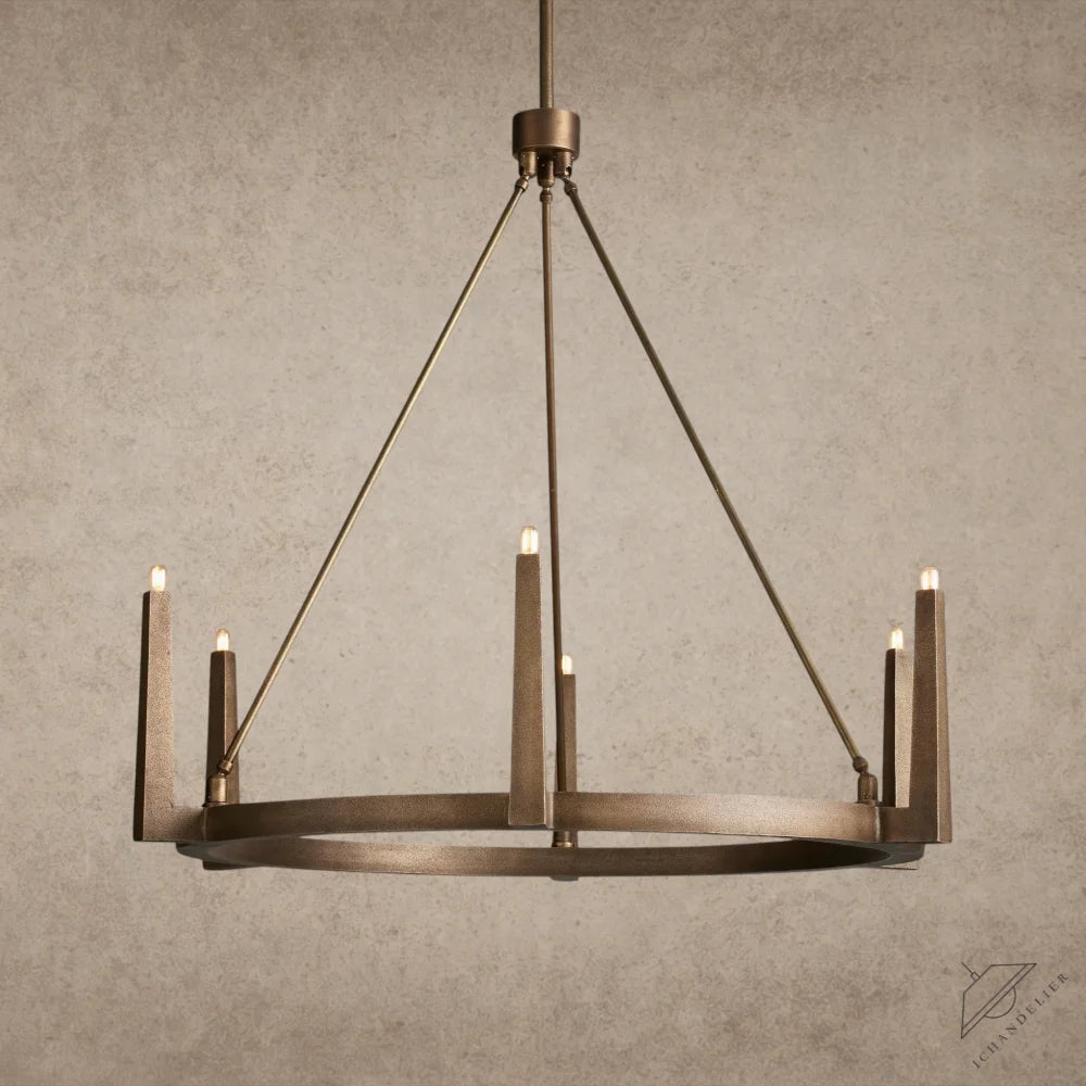 42" / Brass Emmet Round Chandelier 42", 54"