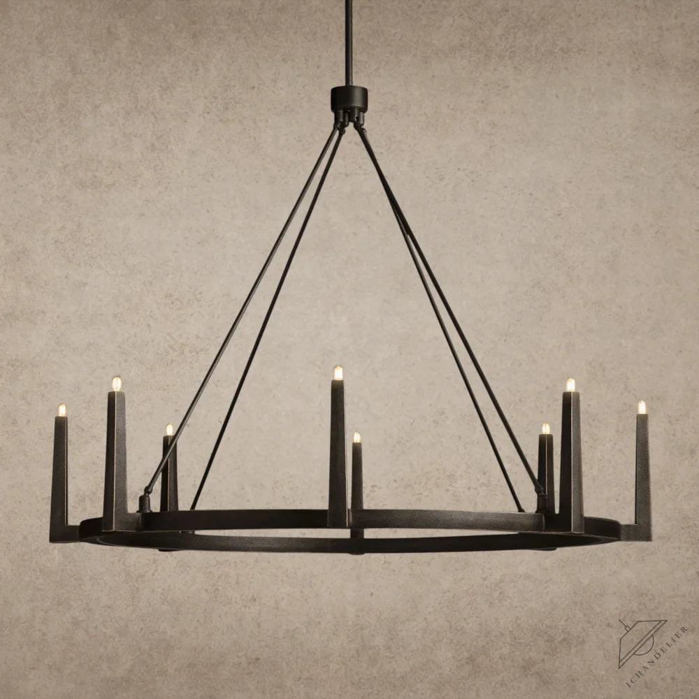 54" / Bronze Emmet Round Chandelier 42", 54"