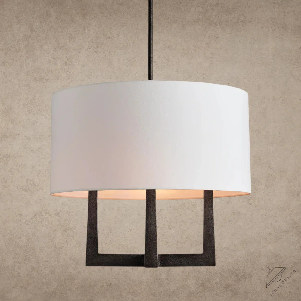 Bronze Emmet Shaded Chandelier