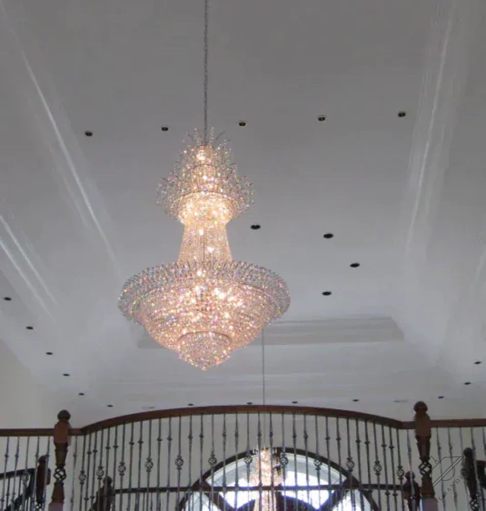 Empire Extra Large French Classic Multi-tiered Crystal Chandelier