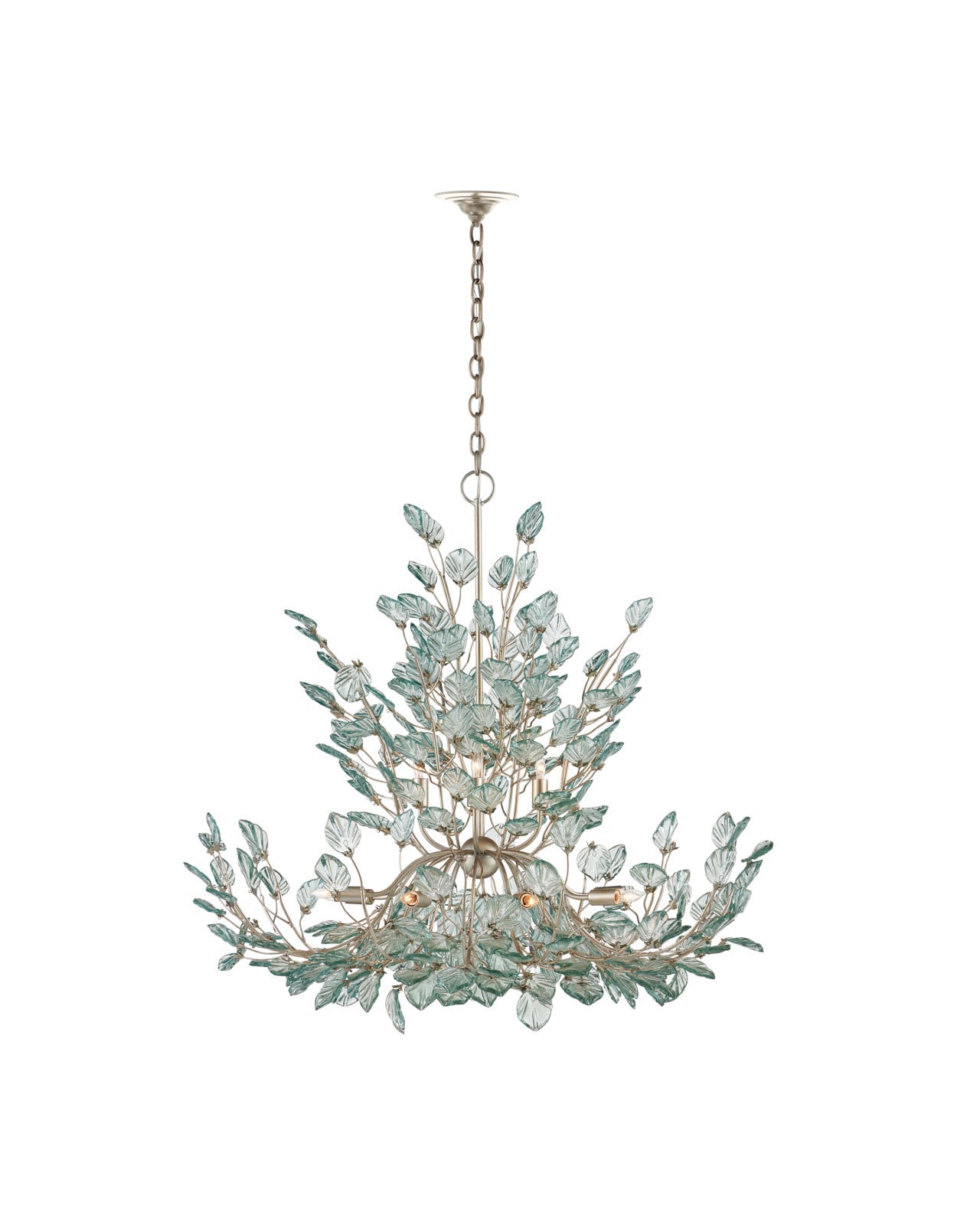 Baobab Large Recycled Glass Chandelier