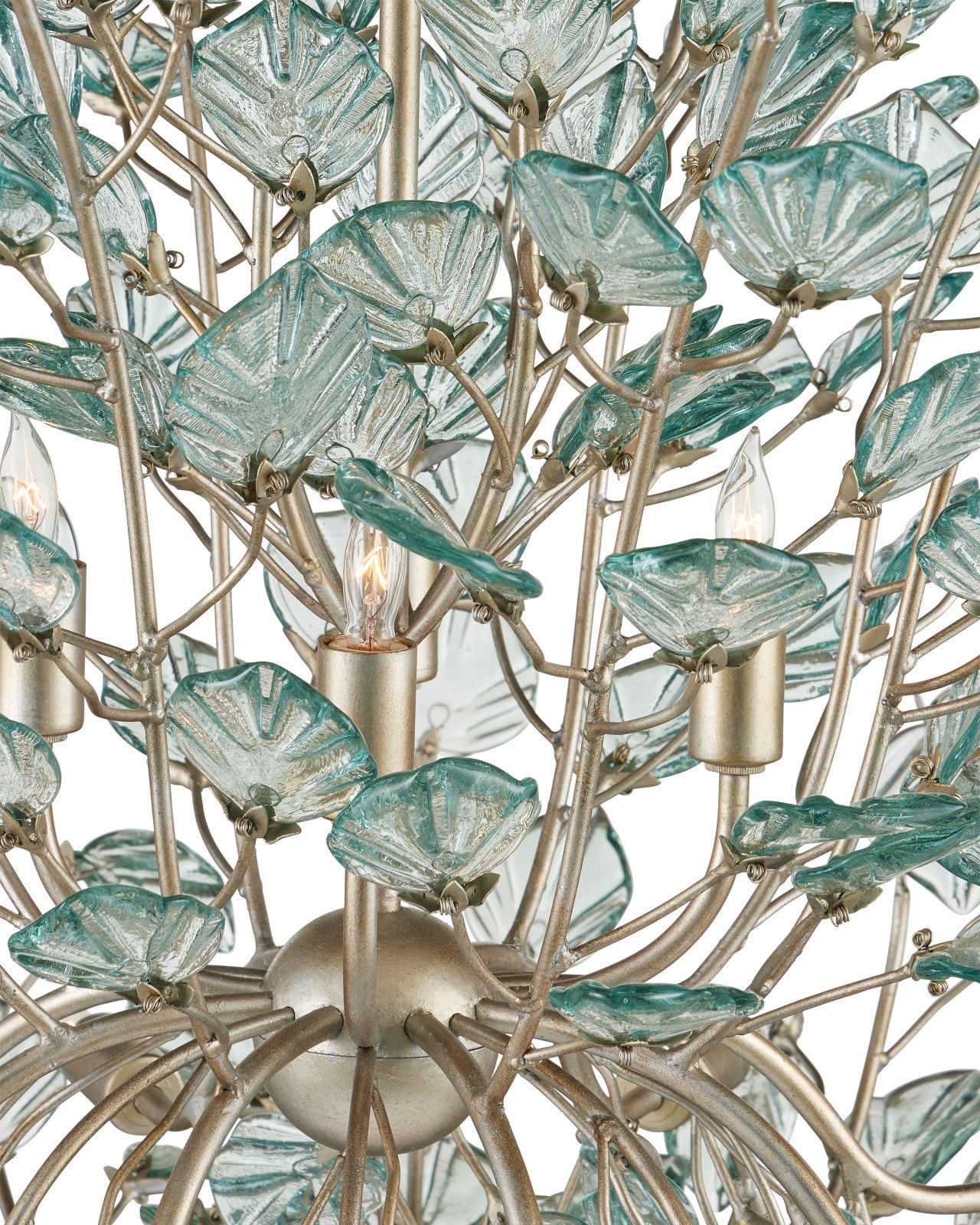 Baobab Large Recycled Glass Chandelier