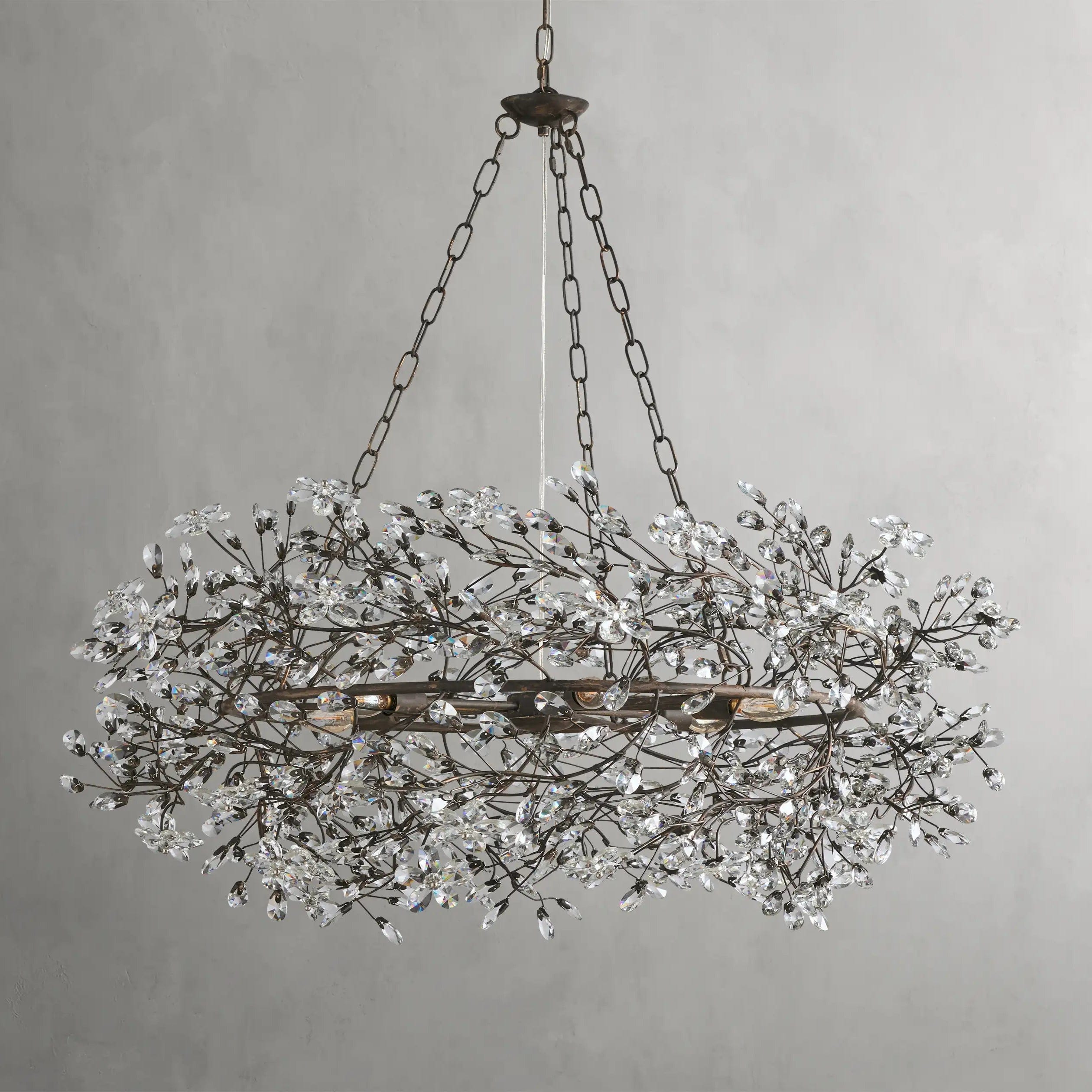 Fiore Crown Chandelier 39", 48", 60"