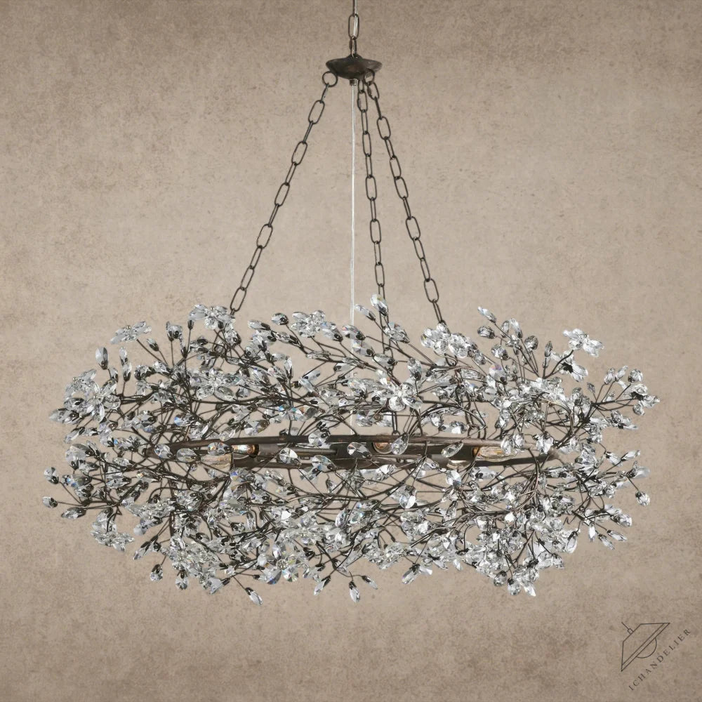 Fiore Crown Chandelier 39", 48", 60"