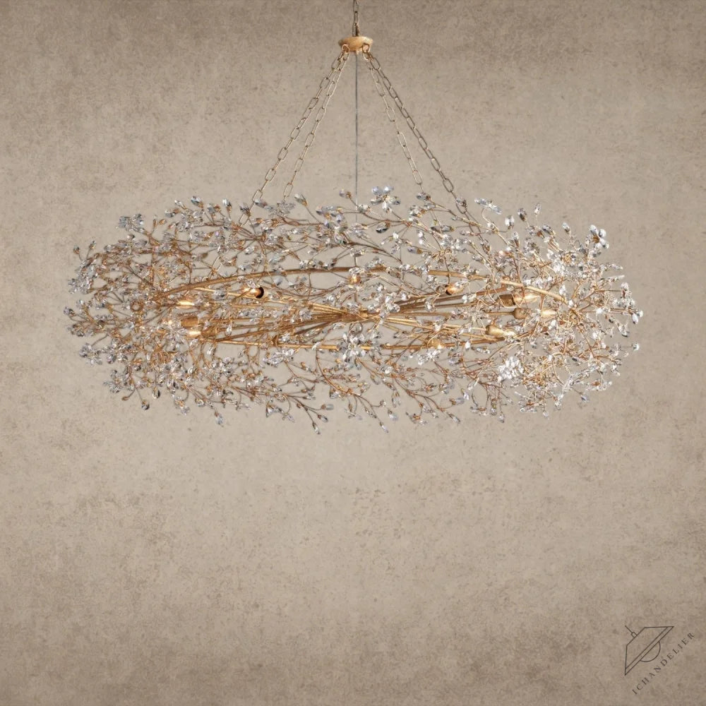 60" / GOLD Fiore Crown Chandelier 39", 48", 60"