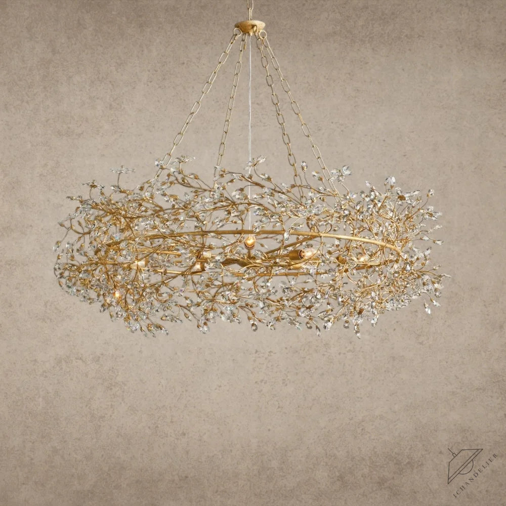 48" / GOLD Fiore Crown Chandelier 39", 48", 60"