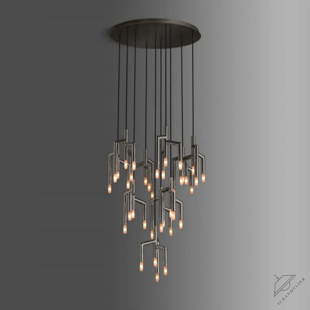 Flora 10 Light Cirular Chandelier - Oasislives