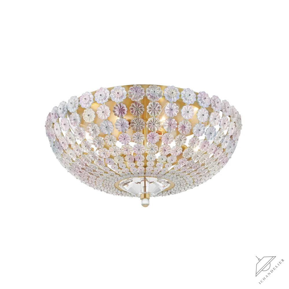 Floral Flush Mount