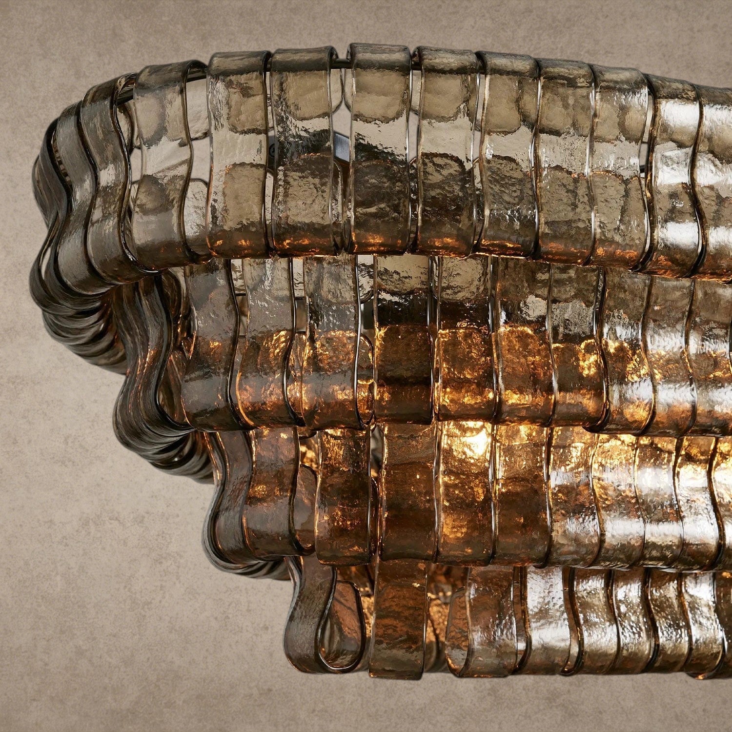 Ghiaccio Oval Chandelier 54", 65"
