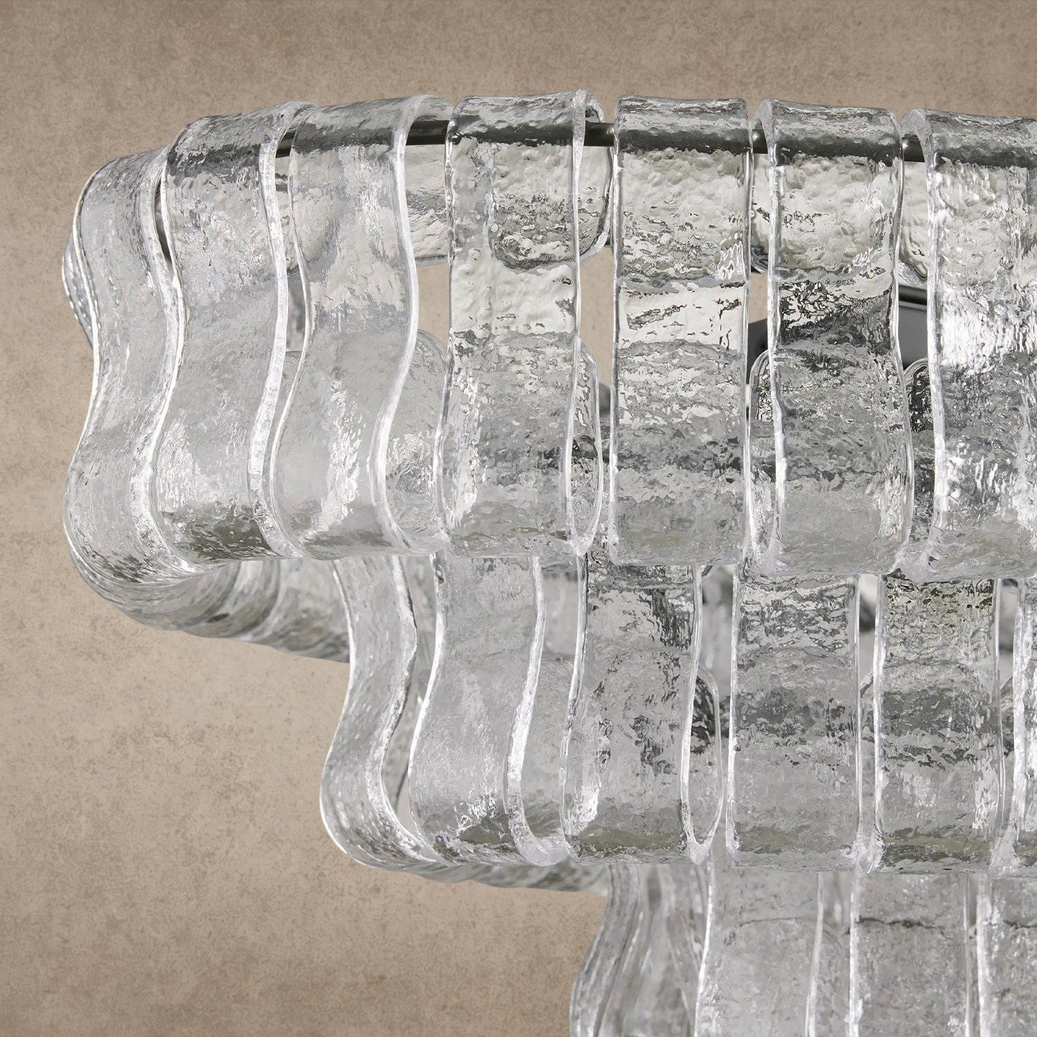 Ghiaccio Oval Chandelier 54", 65"
