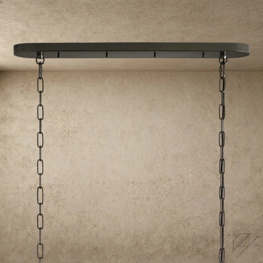Ghiaccio Oval Chandelier 54", 65"