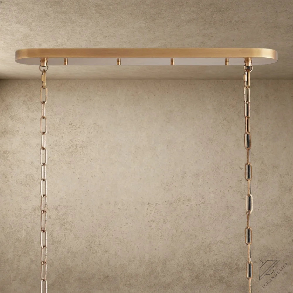 Ghiaccio Oval Chandelier 54", 65"