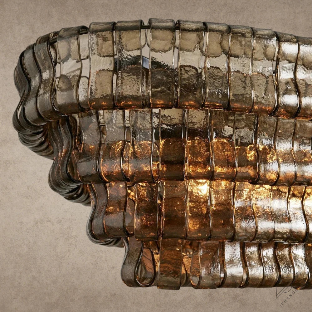 Ghiaccio Oval Chandelier 54", 65"