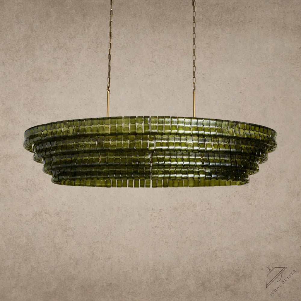 Ghiaccio Oval Chandelier 54 inch, 65 inch