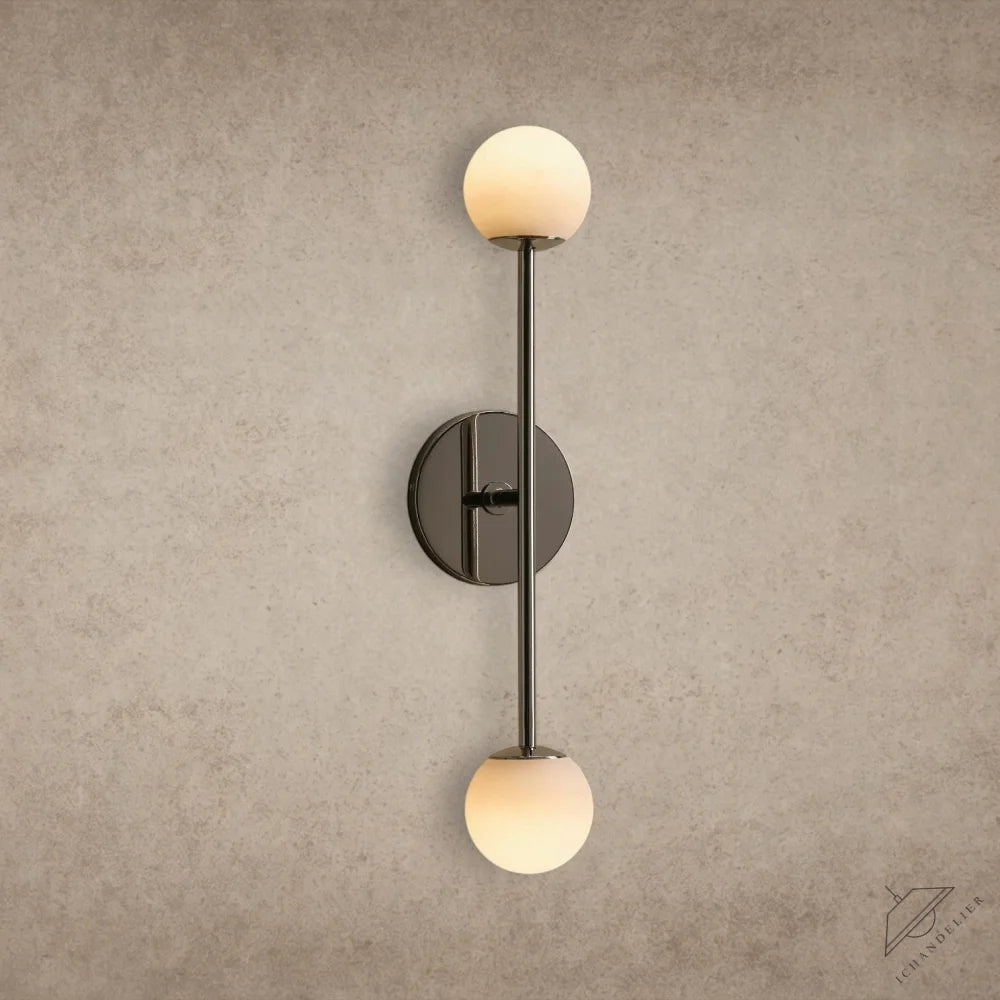 Nickle Girouette Double Sconce
