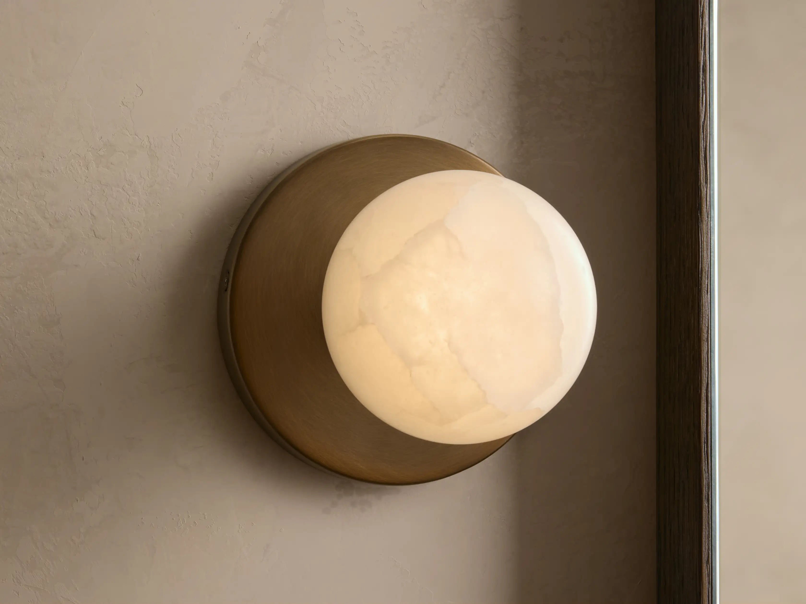 Brass Girouette Sconce