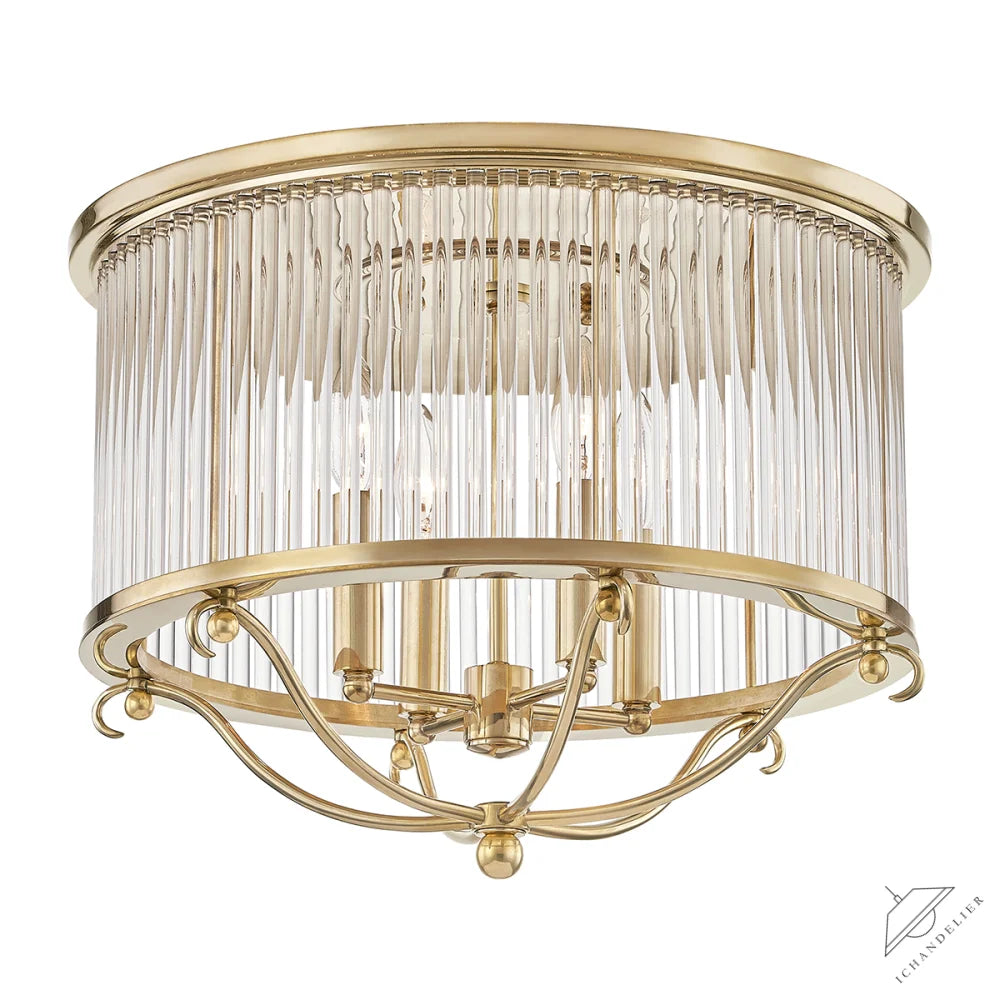 Glass Semi Flush