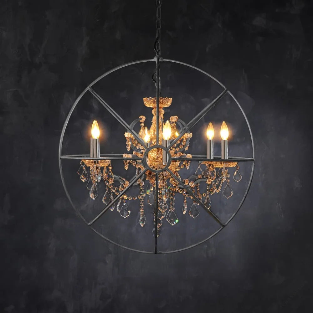 Gyro Crystal Chandelier
