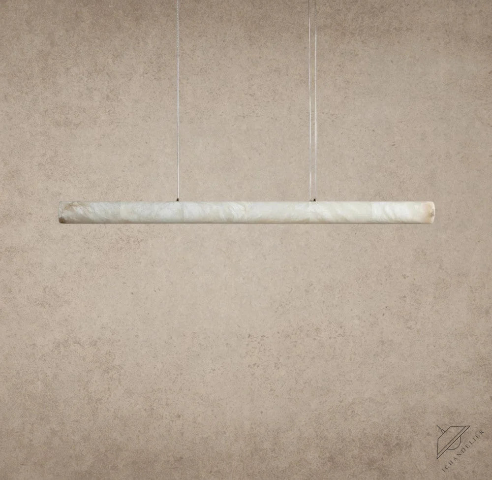 64" Halima Linear Alabaster Chandelier