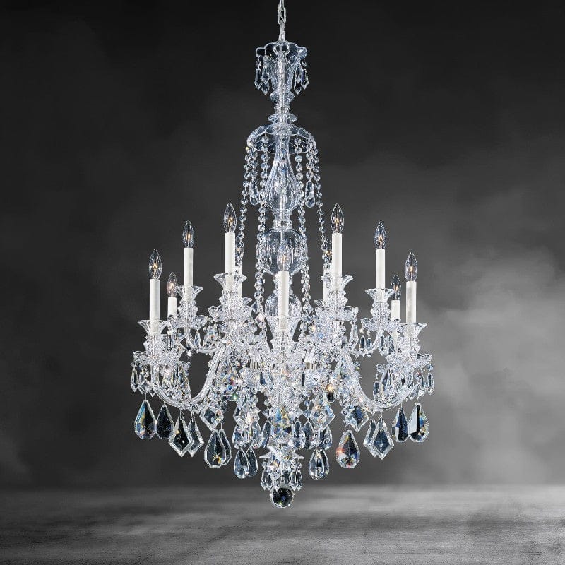 Silver Hamilton Chandelier 30"