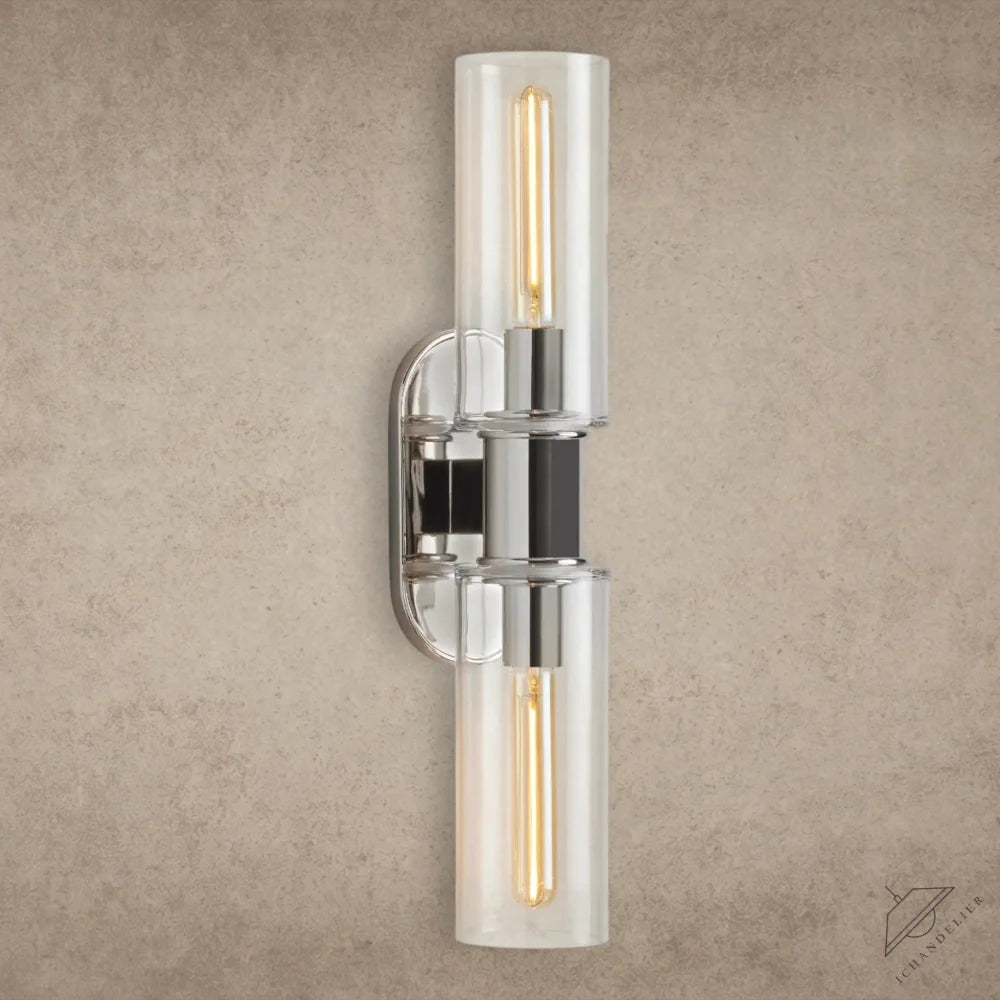 Harlin Double Sconce in Clear