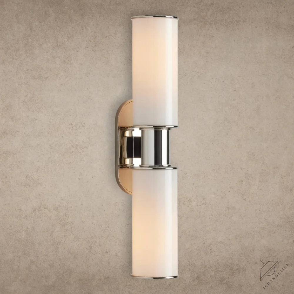 Nickle Harlin Double Sconce in Milk