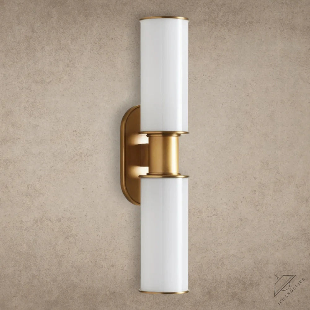 Harlin Double Sconce in Milk