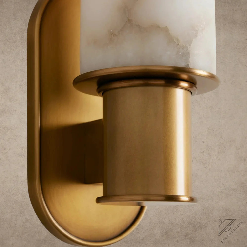 Harlin Sconce in Alabaster